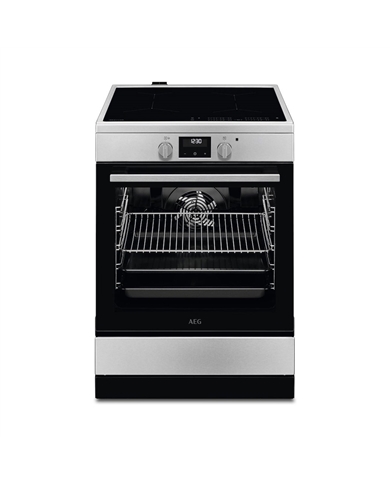 AEG FOGAO 4ZONAS INDUÇAO FORNO 73LT ELETRICO INOX A - CIB6646ABM