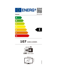 HISENSE QLED 75"4K UHD SMART TV 3HDMI 2USB E #1 - 75E7Q