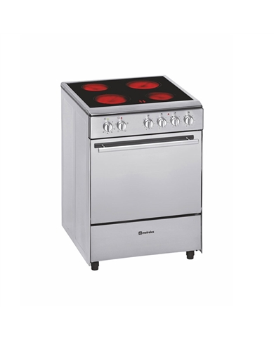 MEIRELES FOGAO 60X60CM 4Z VITRO INOX FORNO ELECT MULTIF A - E605X