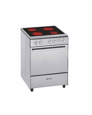 MEIRELES FOGAO 60X60CM 4Z VITRO INOX FORNO ELECT MULTIF A - E605X