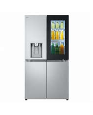 LG SIDE BY SIDE 4PT 1,79X0,91X0,73MT 637LT NF DISP SILVER E - GMG961MBKE