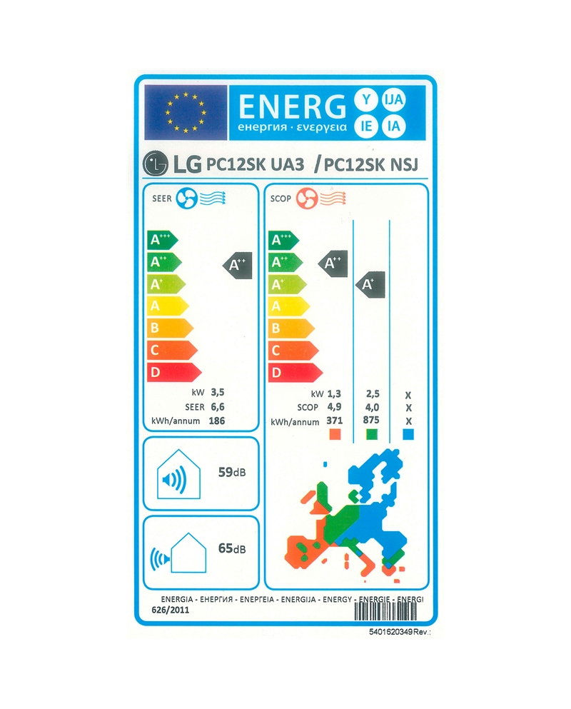 LG AR CONDICIONADO 12000BTU UNI INT. #5 - PC12SCNSJT
