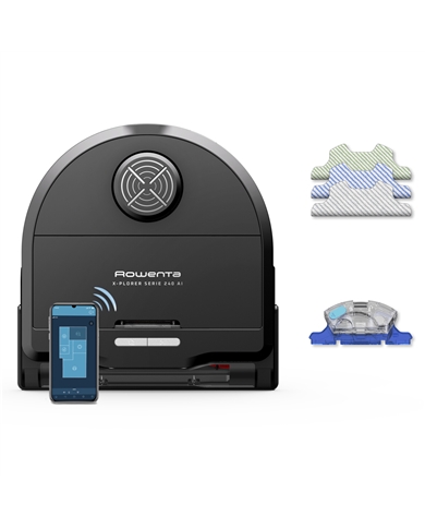 ROWENTA ASPIRADOR ROBOT X PLORER SERIE 240 AI ANIMAL&ALLERGY - RR9675WH