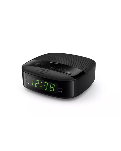 PHILIPS RADIO RELOGIO DESPERTADOR PRETO - TAR320512