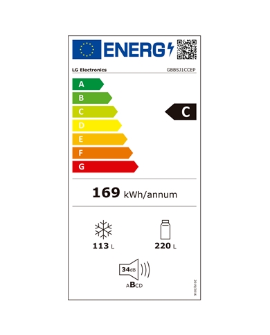 LG COMBINADO 1860X597X675MT 333LT NF PRETO MATE C - GBBSJ1CCEP