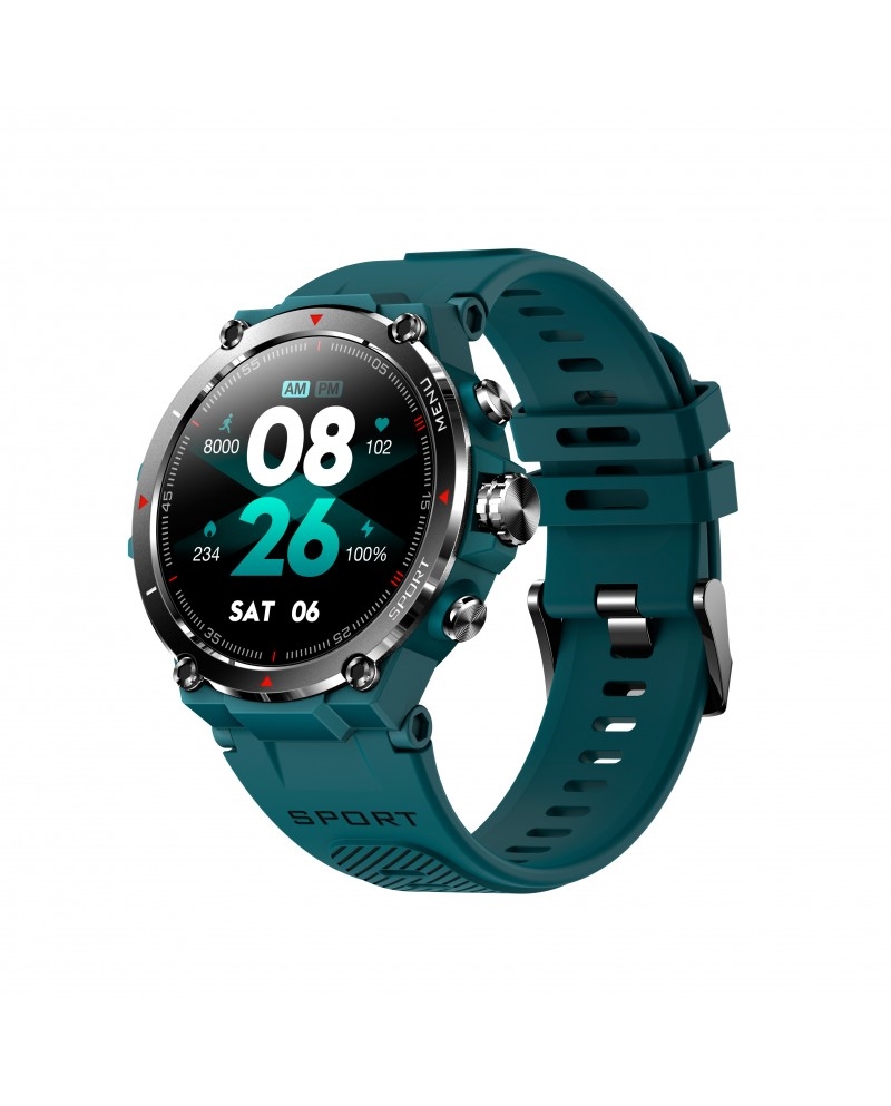DCU SMARTWATCH COM GPS E TELA AMOLED HD CIANO - 34157082