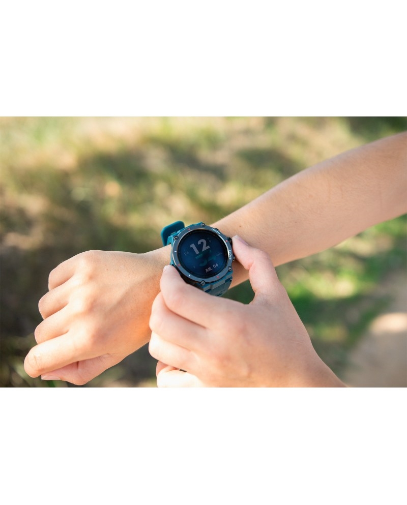 DCU SMARTWATCH COM GPS E TELA AMOLED HD CIANO #1 - 34157082