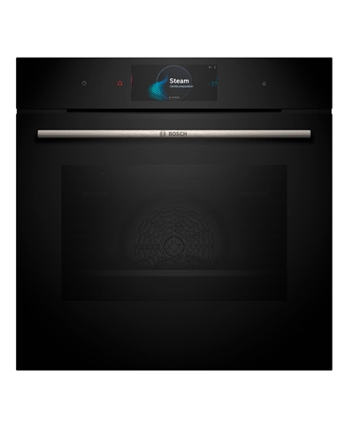 BOSCH FORNO MULTIF 71LT ADDEDSTEAM VIDRO PRETO A+ - HRG7784B1