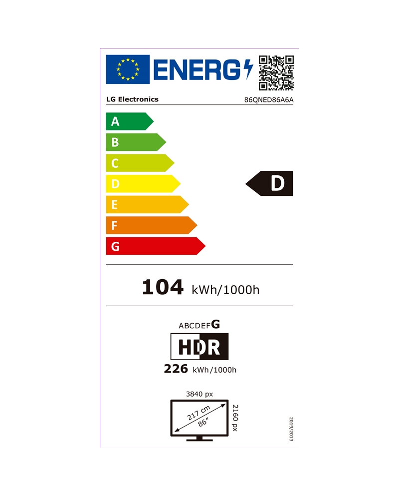 LG LED QNED 86" 4K SMARTTV WEBOS 4HDMI 2USB D #2 - 86QNED86A6A