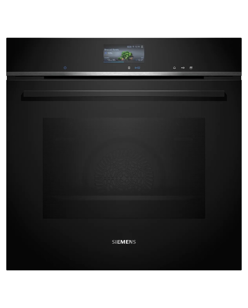 SIEMENS FORNO MULTIFUNÇOES PLUSESTEAM 71LT VIDRO PRETO A+ - HR736G1B1