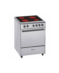 MEIRELES FOGAO 60X60CM 4Z VITRO INOX FORNO ELECT ESTATICO A - E604X1