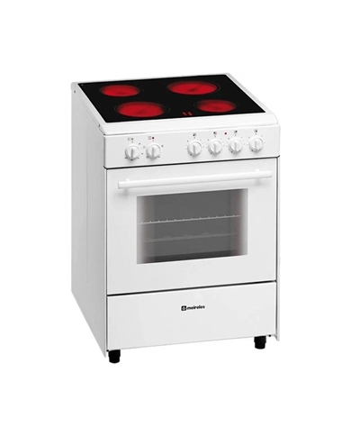 MEIRELES FOGAO 60X60CM 4Z VITRO BRANCO FORNO ELECT ESTAT A - E604W1