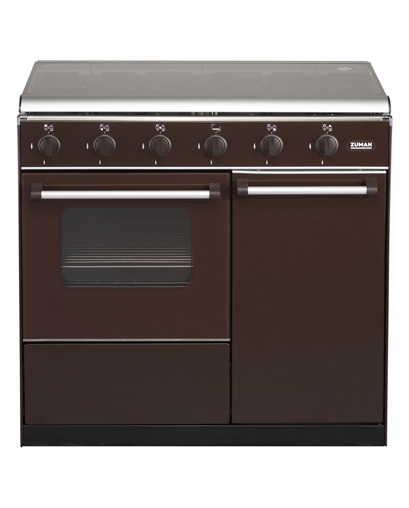ZUMAN FOGAO 86X90X55CM 5GAS BUT PORTA BOTIJA CASTANHO #1 - FQ52002CT