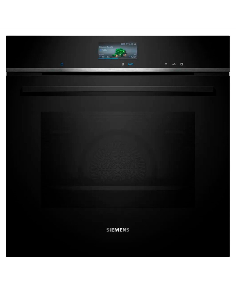 SIEMENS FORNO MULTIFUNÇOES PLUSESTEAM 71LT VIDRO PRETO A+ - HR776G1B1