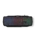 NEDIS TECLADO PARA JOGOS ILUMINAÇAO USB 2.0 - GKBD100BKUS