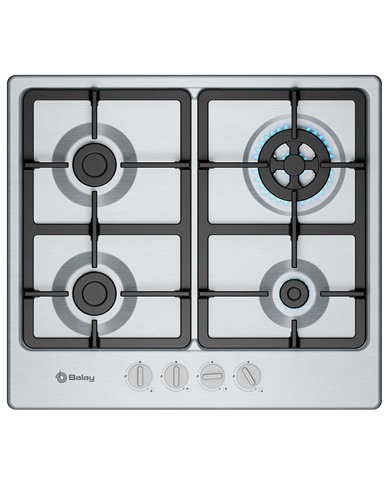 BALAY PLACA 4GAS 1WOK 60CM INOX - 3ETX565CB