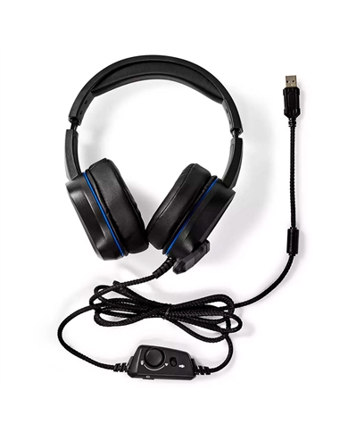 NEDIS AUSCULTADORES COM MICROFONE GAMING - GHST410BK