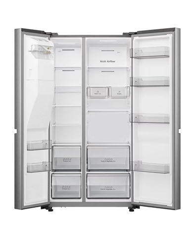 HISENSE SIDE BY SIDE 1790X910X730MT 632LT DAG NF LIXE #3 - RS818N4TIE1