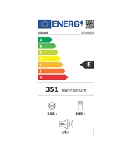 HISENSE SIDE BY SIDE 4PT 1,79X0,92X0,73MT 632LT DAG PRETO E #4 - RQ760N4IFE