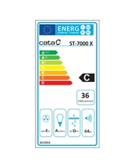 CATA CHAMINE 70CM 294M3/H INOX - ST7000X