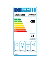 SIEMENS EXAUSTOR 86CM 3+1 INTENSIVO 820M3H PRETO #1 - LB88NPC60