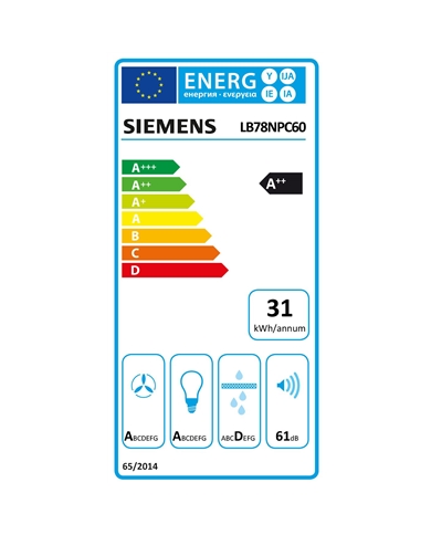 SIEMENS EXAUSTOR 70CM 3+1 INTENSIVO 800M3H PRETO #1 - LB78NPC60