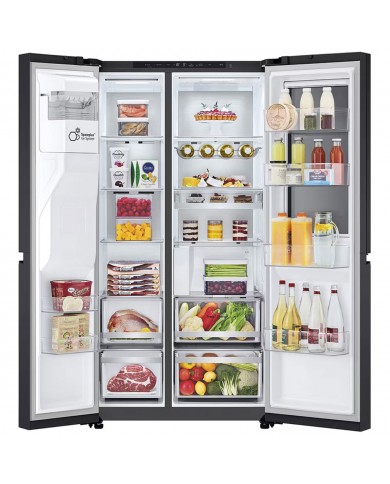 LG SIDE BY SIDE 1,79X0,913X0,735MT NF 628LT MATTE BLACK D