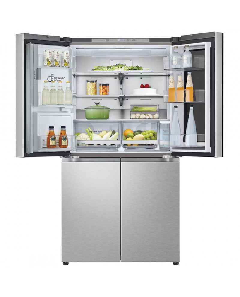 LG SIDE BY SIDE 4PT 1,79X0,91X0,73MT 637LT NF DISP SILVER E