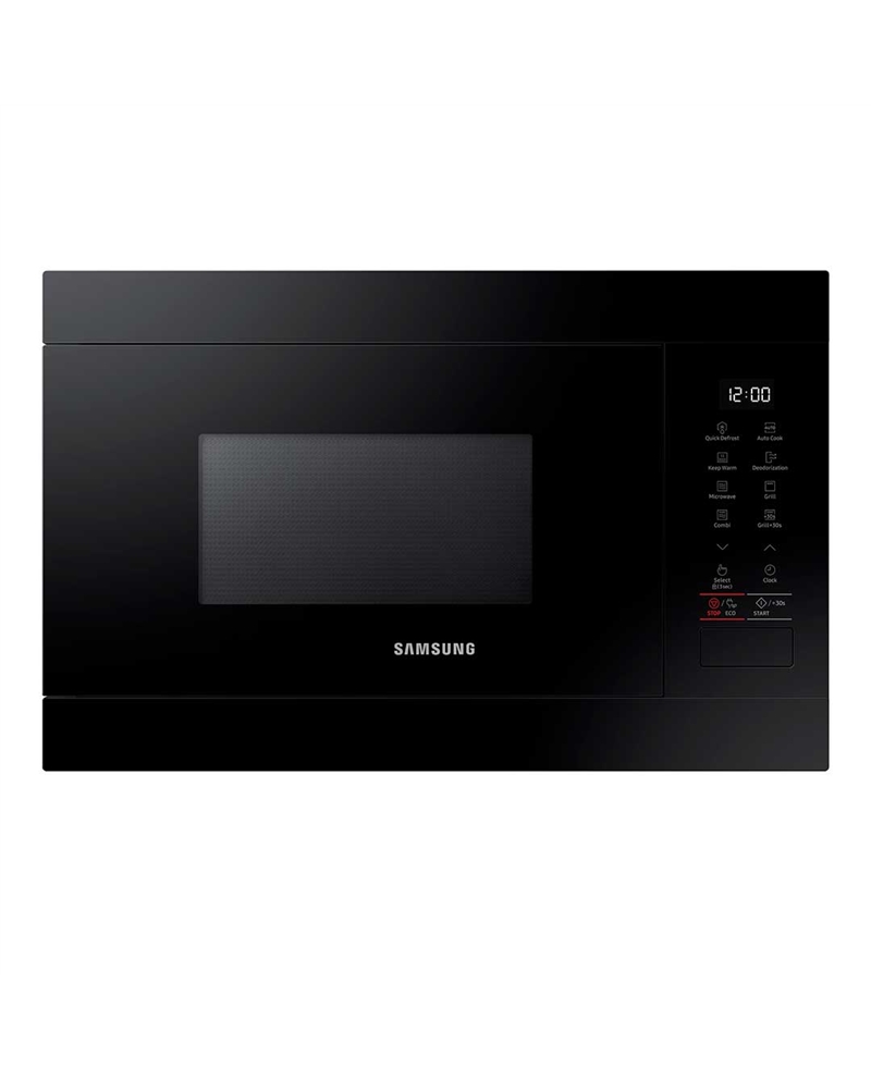SAMSUNG MICROONDAS INTEG 22LT 850W GRILL 1100W PRETO - MG22M8254AKE1