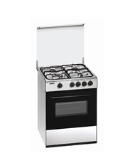 MAGMA FOGAO INOX 4 GAS C/TAMPA WOK 60x60CM - 601DXCT