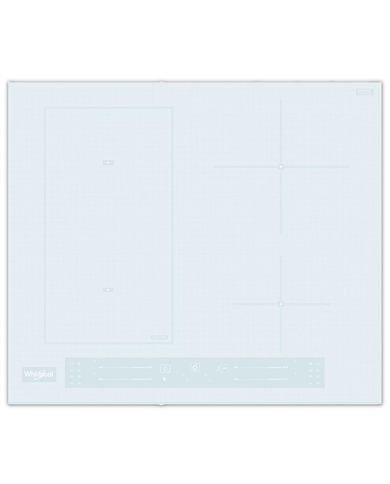 WHIRLPOOL PLACA INDUÇAO 4ZONAS FLEXICOOK BRANCA - WLS5360BFW