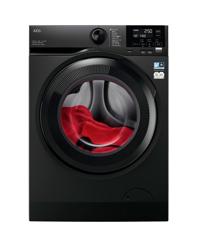 AEG MAQUINA LAVAR 9KG E SECAR 5KG 1600RT CINZA ESCURO D - LWR7196U4B