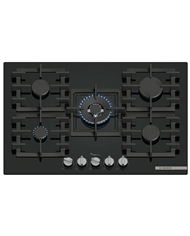 BOSCH PLACA GAS 75CM 4 ZONAS VIDRO PRETO - PPQ7A6I40