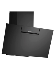 SIEMENS CHAMINE PAREDE 80CM 431/768m3/h VIDRO PRETO A+ - LC87KFN60