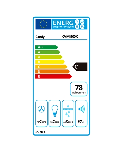 CANDY CHAMINE ILHA 90CM INOX D #1 - CVMI900X