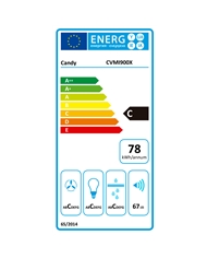 CANDY CHAMINE ILHA 90CM INOX D #1 - CVMI900X