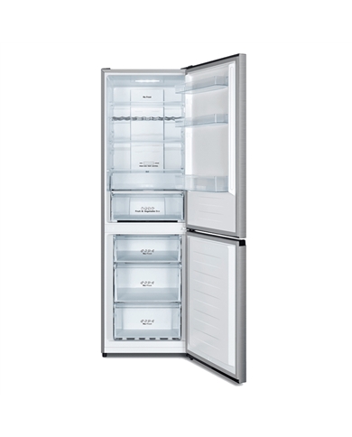 HISENSE COMBINADO 1860X595X590MT 304LT NF LOOK INOX D #3 - RB390N4CCD
