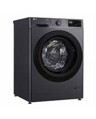 LG MAQUINA ROUPA 9KG 1400RT AI DD STEAM WIFI PRETAA - F4X1009NWK