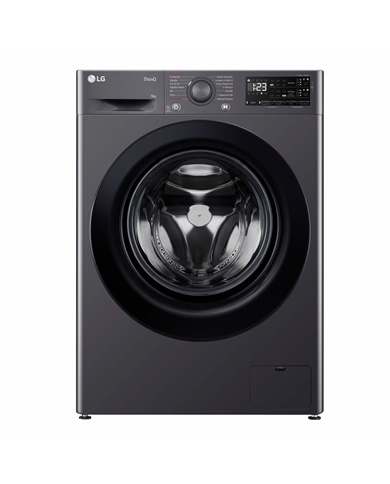 LG MAQUINA ROUPA 9KG 1400RT AI DD STEAM WIFI PRETAA #2 - F4X1009NWK