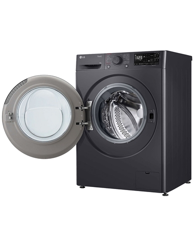 LG MAQUINA ROUPA 9KG 1400RT AI DD STEAM WIFI PRETAA #4 - F4X1009NWK