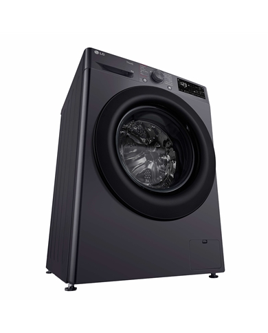 LG MAQUINA ROUPA 9KG 1400RT AI DD STEAM WIFI PRETAA #8 - F4X1009NWK