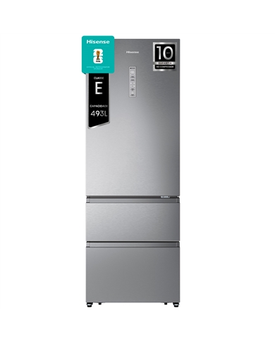 HISENSE COMBINADO 3PT 2017X595X579MT 493LT NF LOOK INOX E - RT641N4AIE