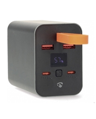 NEDIS POWERBANK 30000MAH PRETO - PBKPD100W25BK