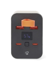 NEDIS POWERBANK 30000MAH PRETO - PBKPD100W25BK