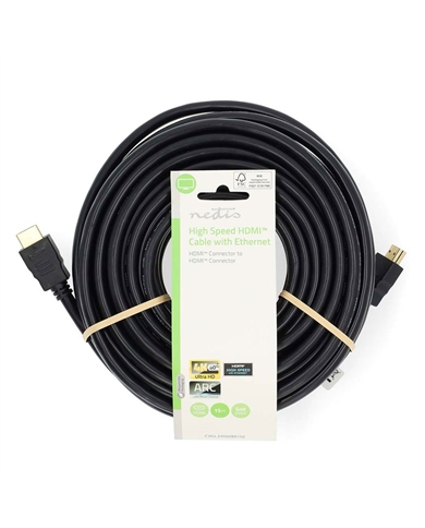 NEDIS CABO HDMI 1.5MT ALTA VELOCIDADE PRETO - CVGL34060BK15