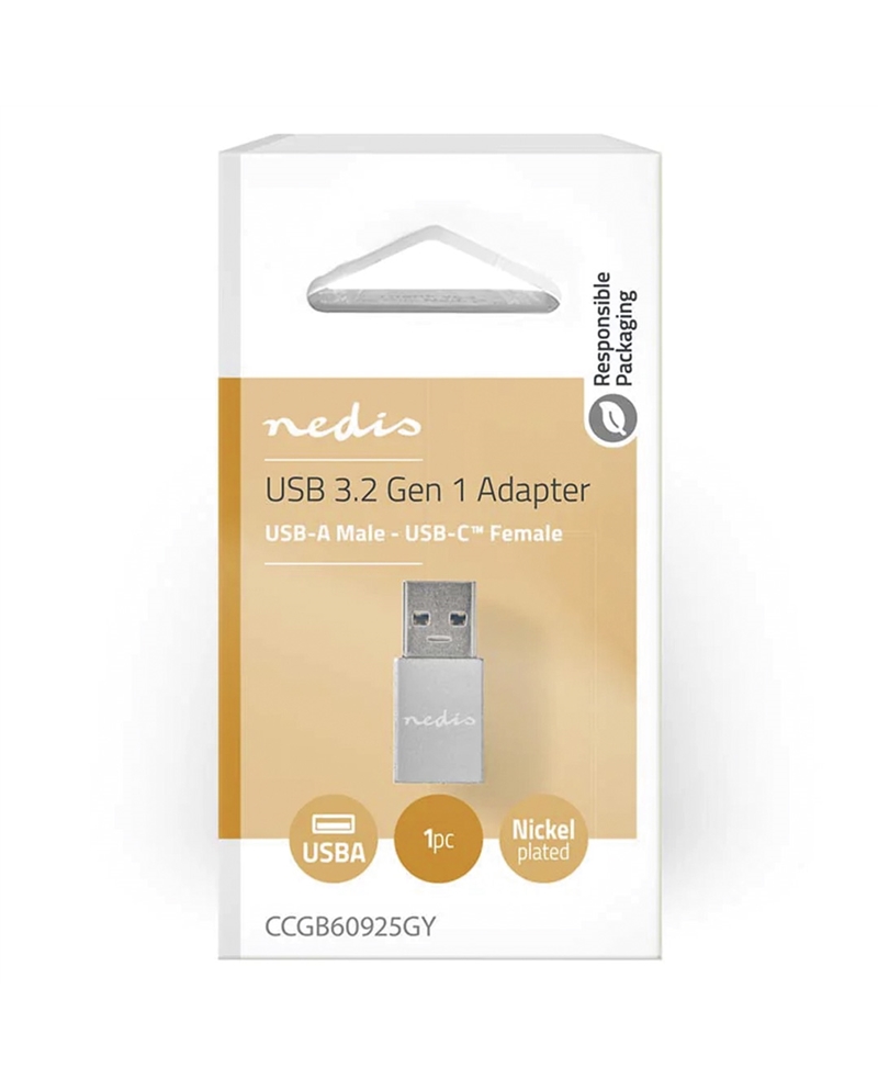 NEDIS ADAPTADOR USB-A #5 - CCGB60925GY