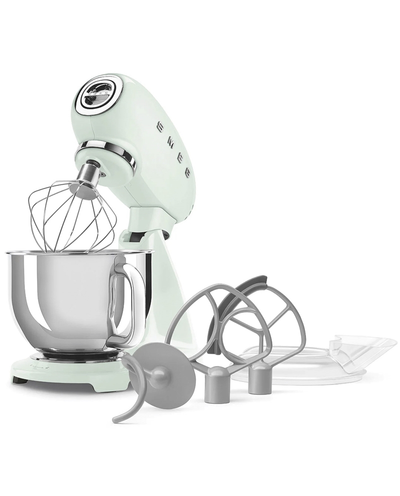 SMEG ROBOT COZINHA TAÇA 4,8LT 800W SERIE ANNI 50 VERDE AGUA - SMF05PGEU