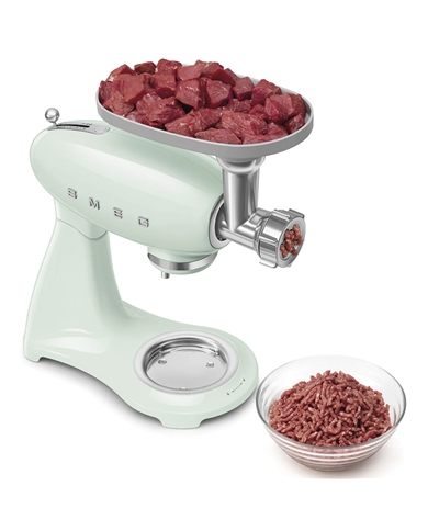 SMEG ROBOT COZINHA TAÇA 4,8LT 800W SERIE ANNI 50 VERDE AGUA #7 - SMF05PGEU