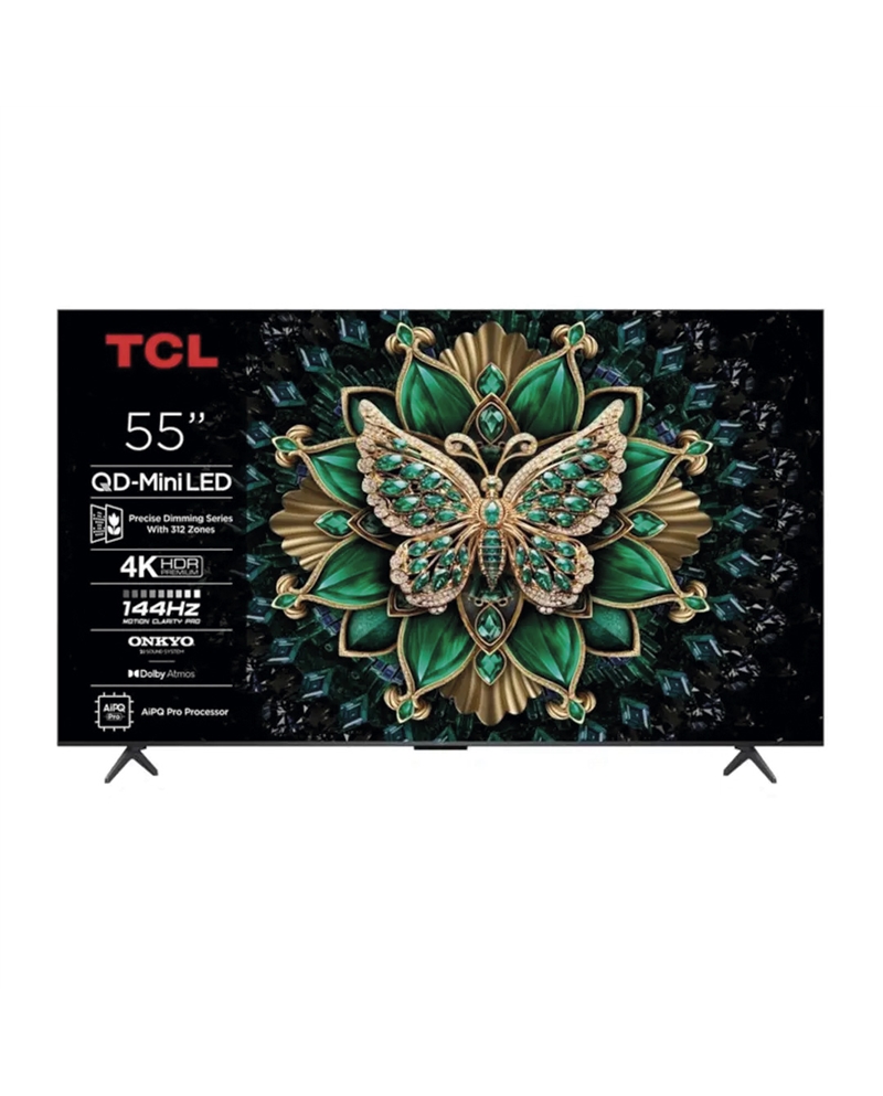 TCL MINI LED 55" 4K UHD GOOGLE TV 3HDMI 2USB F - 55C6K
