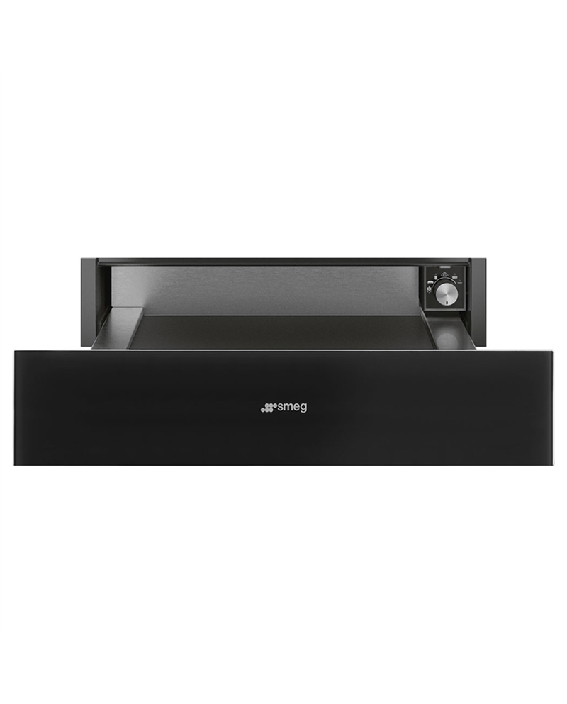 SMEG GAVETA AQUECIMENTO LINEA 60X14CM PRETO - CPR115N